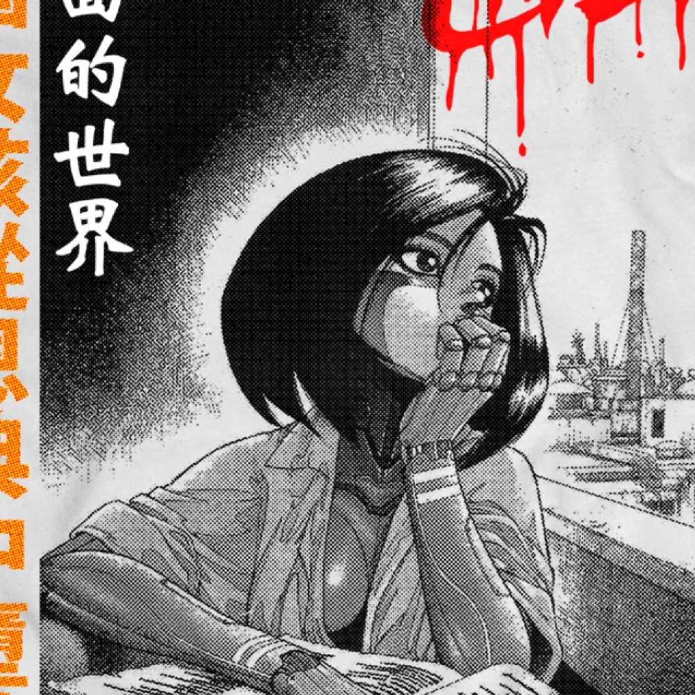 Anime Style White Battle Angel Alita Tee - Picture 2 of 3